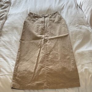 Anthropologie Self Contrast Slim Trouser Skirt